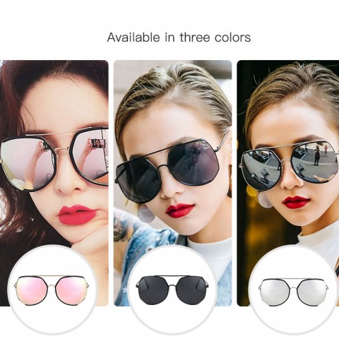 Fashion oversized frame retro sunglasses