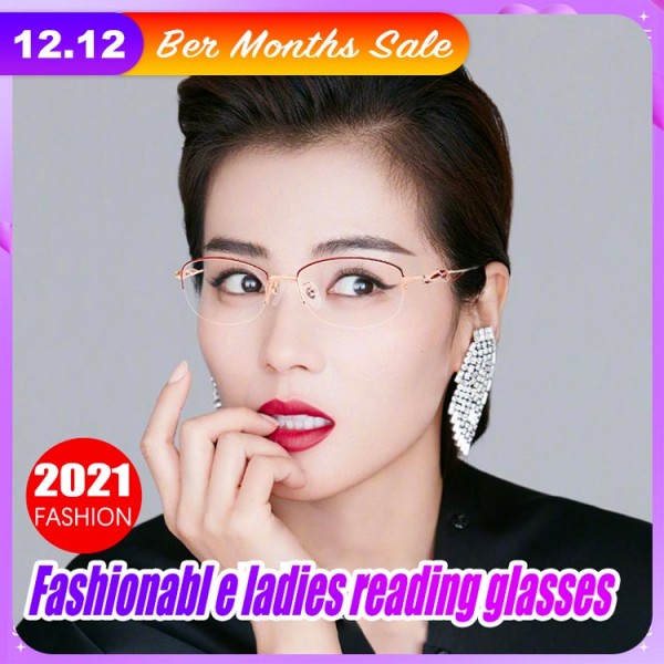2021 eye protection half frame crystal r..