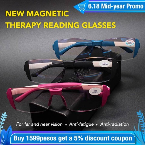 New magnetic therapy reading glasses