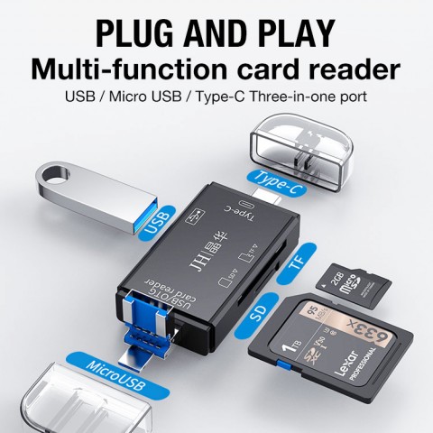 6-in-1 Smart Media Card Reader