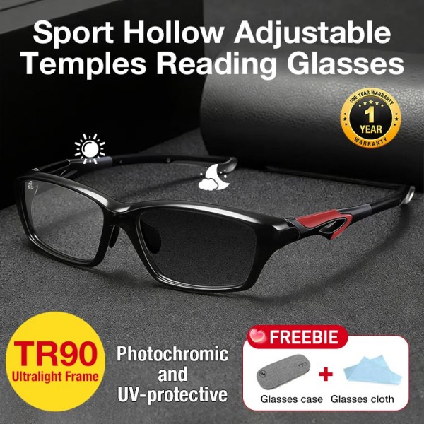 Sport Hollow Adjustable Temples Reading ..