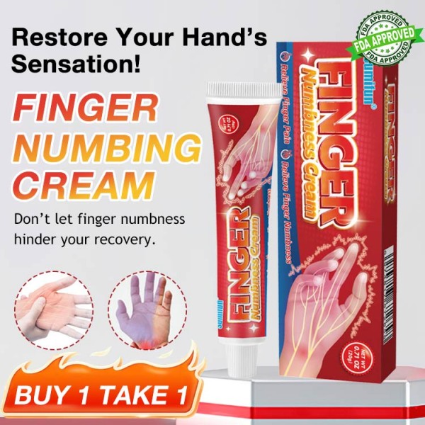 Finger numbing cream..