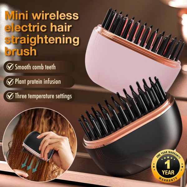 Mini wireless electric hair straightenin..