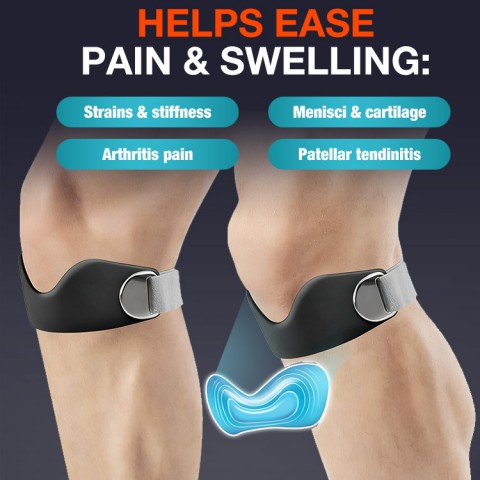 Silicone patellar brace knee brace
