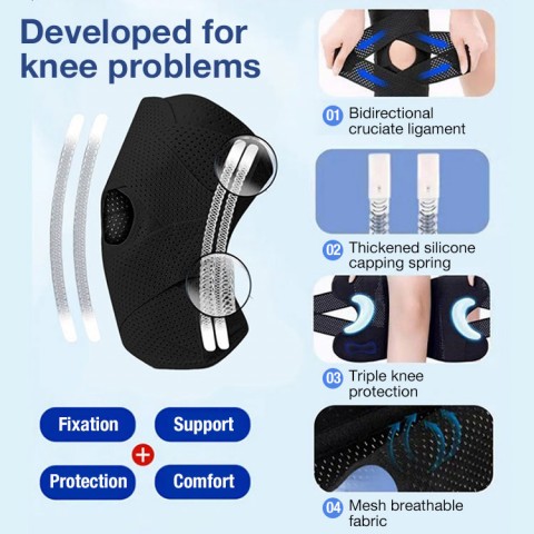 Thin meniscus knee pads