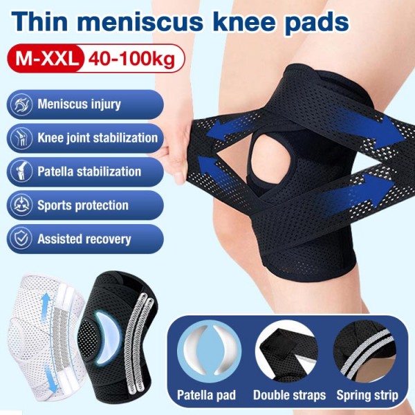 Thin meniscus knee pads..