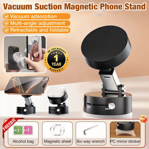  Vacuum Suction Magnetic Phone Stand