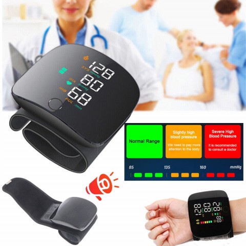 Rechargeable Wrist Blood Pressure Monitor