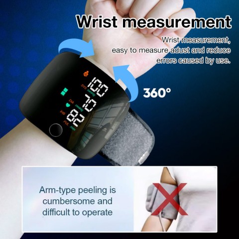 Rechargeable Wrist Blood Pressure Monitor