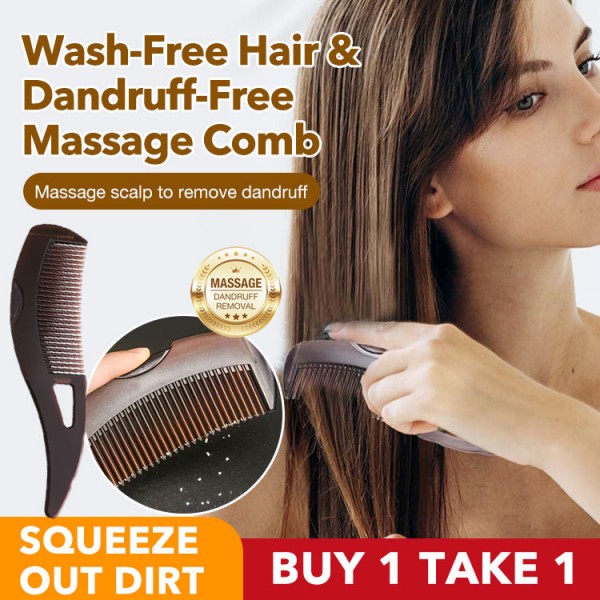 Wash-Free Hair and Dandruff-Free Massage Comb