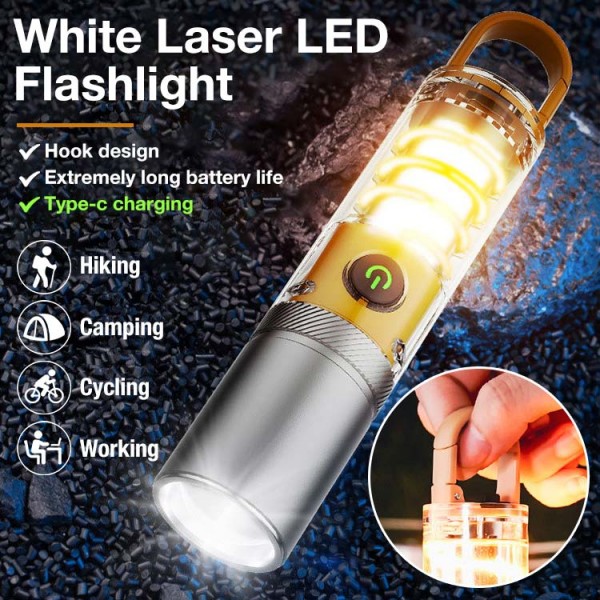 White Laser LED Flashlight..