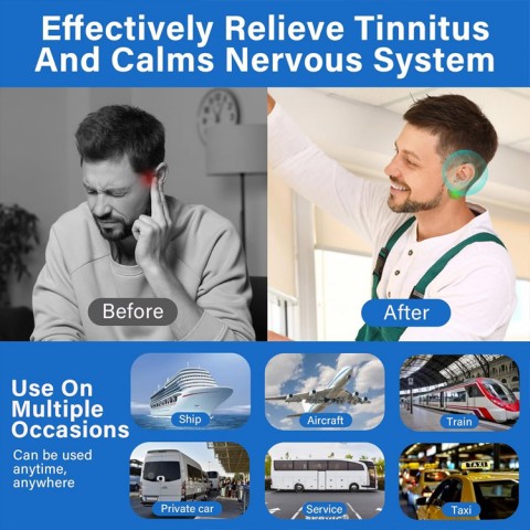 Tinnitus and hearing loss patches