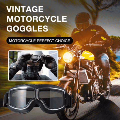 Vintage Motorcycle Goggles