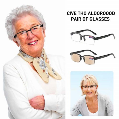 Natural crystal zoom eye protection reading glasses