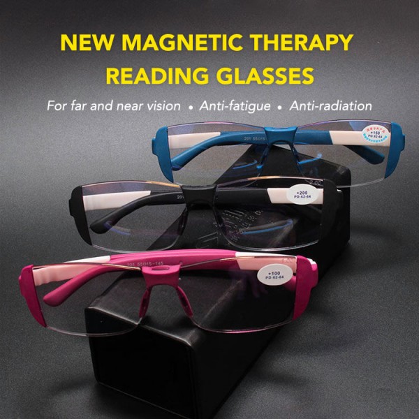 New magnetic therapy reading glasses..