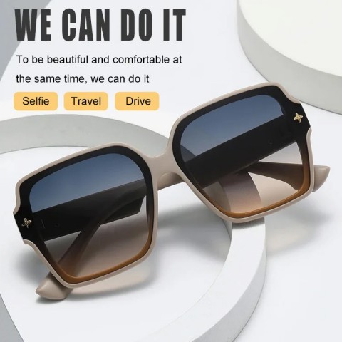 fashion large frame sunglasses