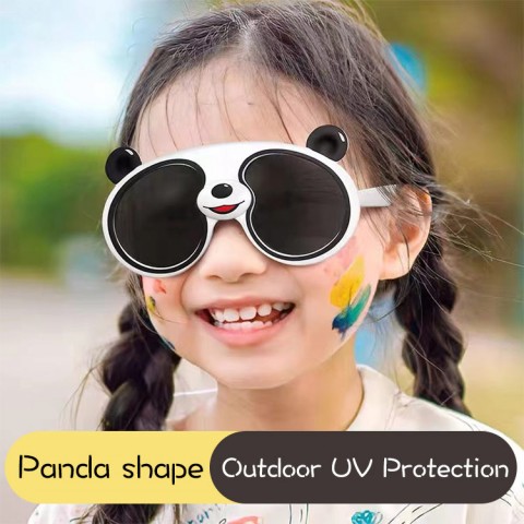 Kids Silicone Panda Sunglasses