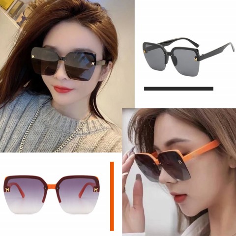 Unisex Fashion Large Lens Sunglasses