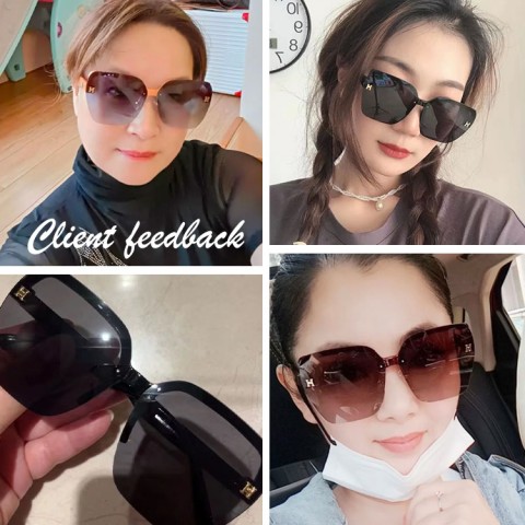 Unisex Fashion Large Lens Sunglasses