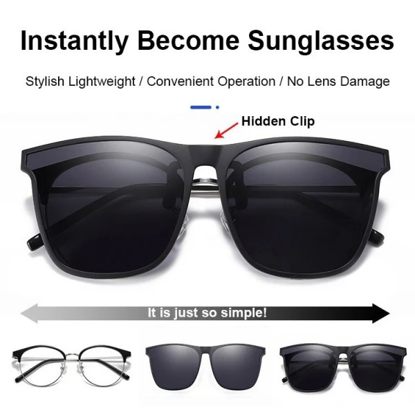 Polarized Sunglasses Clip for Eye Glasse..