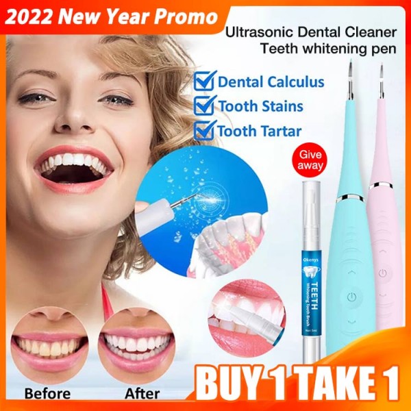 Ultrasonic Tooth Cleaner-Buy 1 take 1 te..