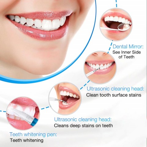 Ultrasonic Tooth Cleaner-Buy 1 take 1 teeth whitening pen