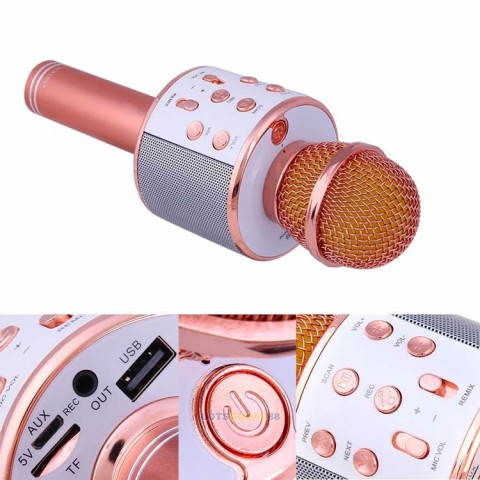 Wireless Bluetooth karaoke microphone