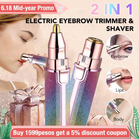 2 in 1 Electric Eyebrow Trimmer And Shaver