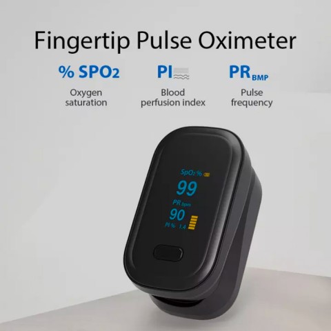 O2 Blood Oxygen Saturation Monitor Finger Clip Pulse Oximeter