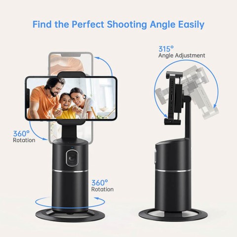 360 Rotation Smart Face Tracking Selfie Camera