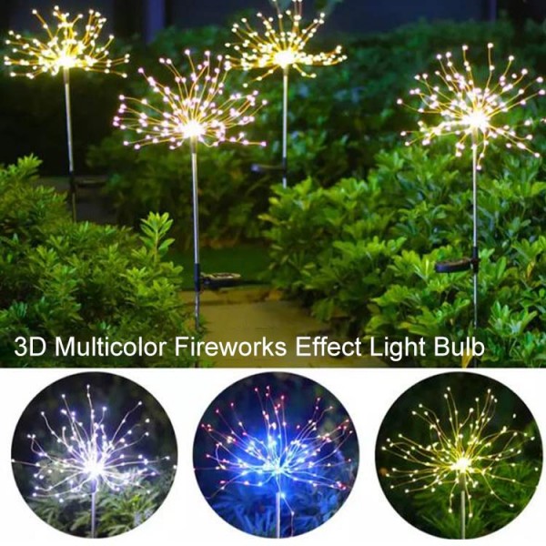 Solar Firework Light Starry Outdoor Cour..