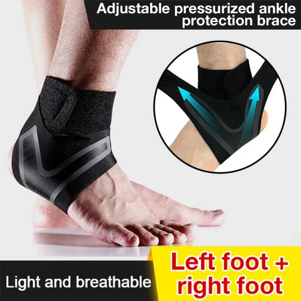 Adjustable pressurized ankle protection ..