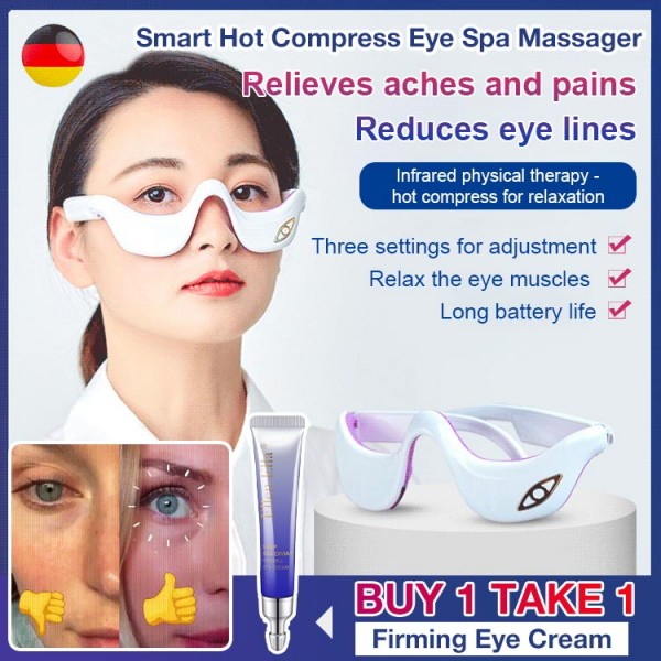 Smart Hot Compress Eye Spa Massager..