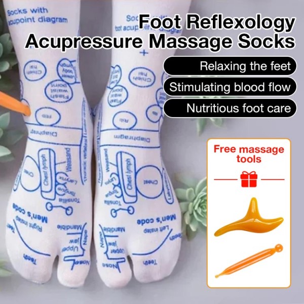 Foot Reflexology Acupressure Massage Socks