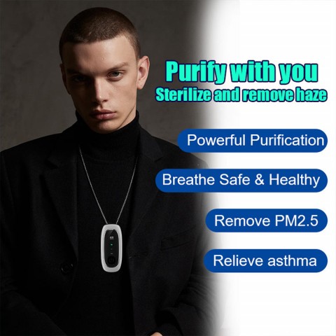 2021 latest adjustable air purifier necklace-hm9