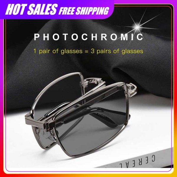 2021 Folding Transition Progressive Multifunctional Reading Glasses