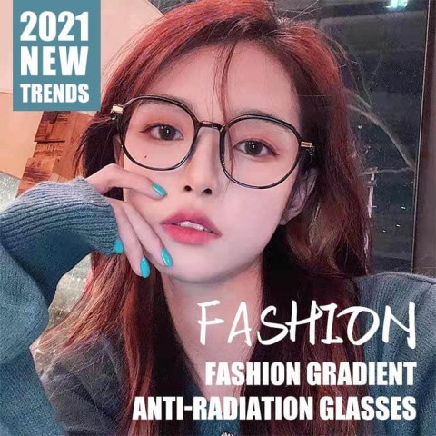 Fashion gradient anti-radiation glasses