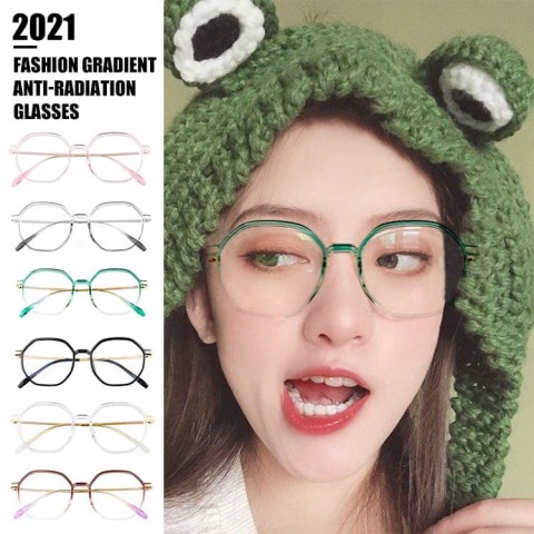 Fashion gradient anti-radiation glasses