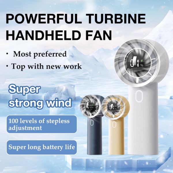 Turbo High Speed Handheld Fan