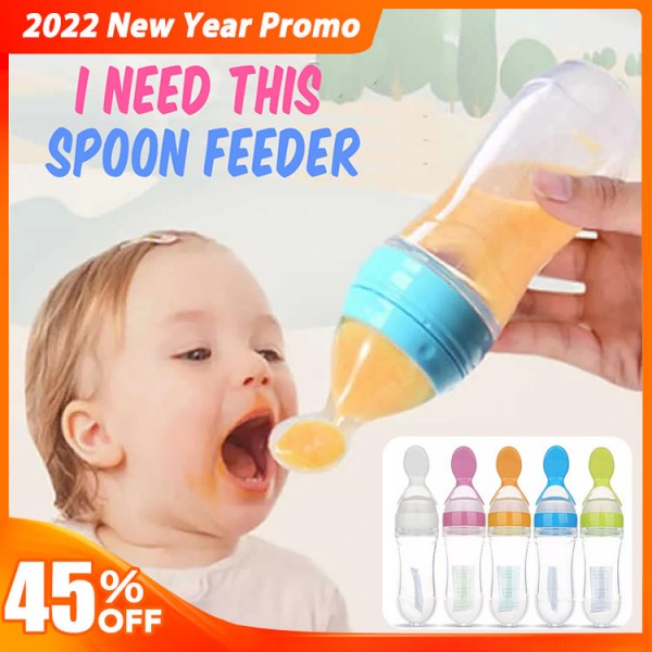 BaBy Spoon Feeder Bottle-BPA FREE..