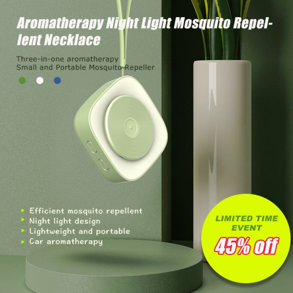 Aromatherapy Night Light Mosquito Repellent Necklace