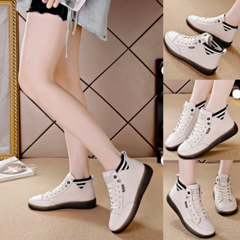 soft leather soft soled white shoes