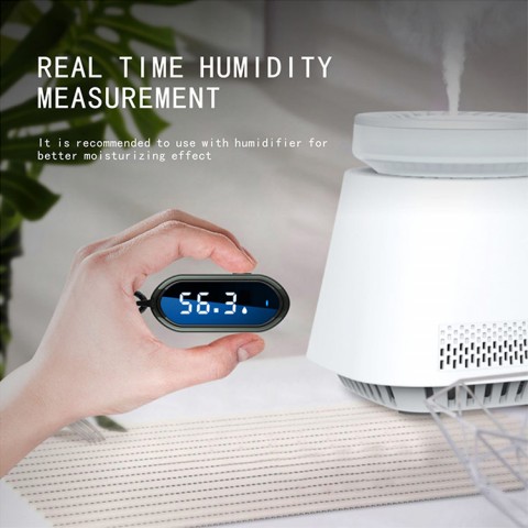 LCD necklace air purifier