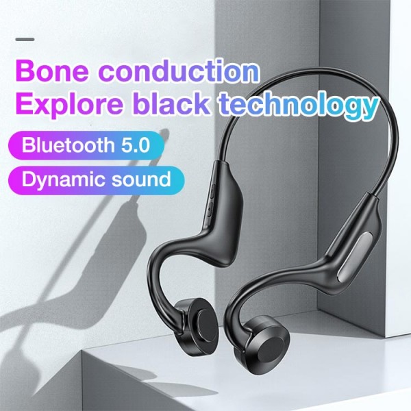 Upgrade bone conduction stereo bluetooth headset