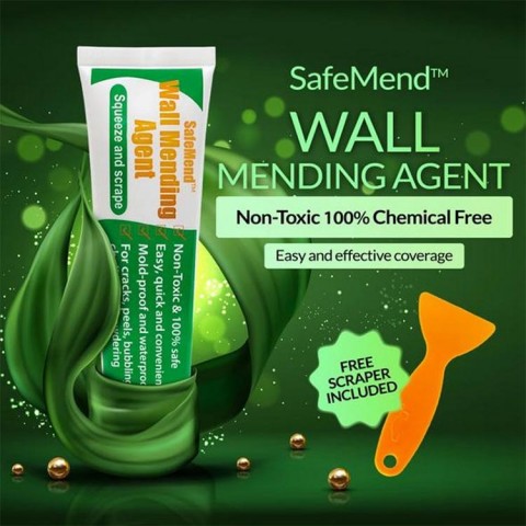 WALL MENDING AGENT-Non-Toxic and 100% safe.Use it for a variety of projects around the house.698 two pieces. 798 three pieces
