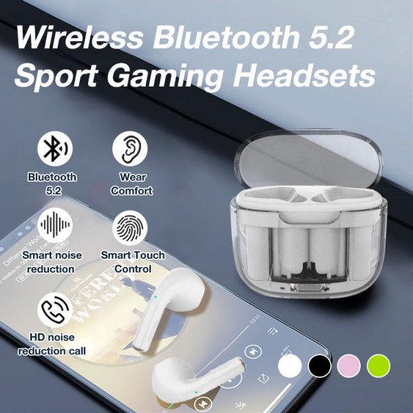Mini Transparent Wireless Bluetooth Head..