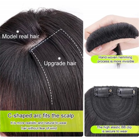 Upgrade thickened fluffy hair piece