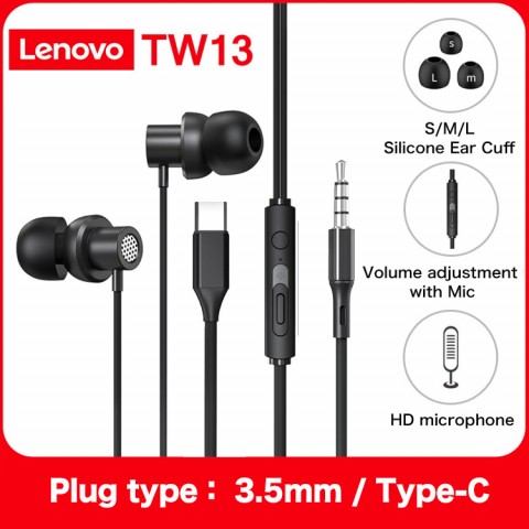 Lenovo TW13 wired headset
