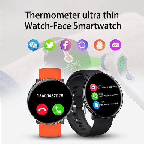 Thermometer Ultra-thin Watch Face Smart Watch