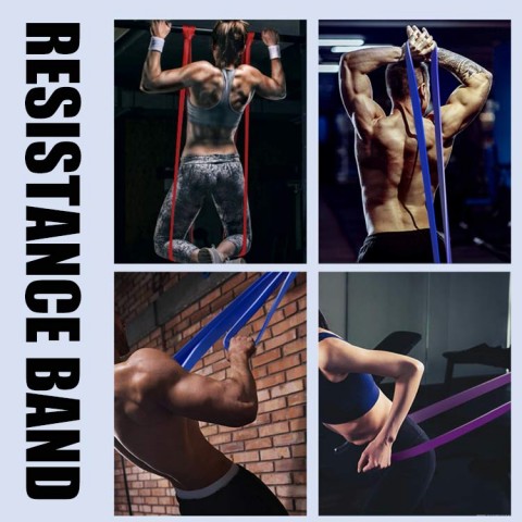 Latex resistance belt, exercise elastic belt, tension belt
